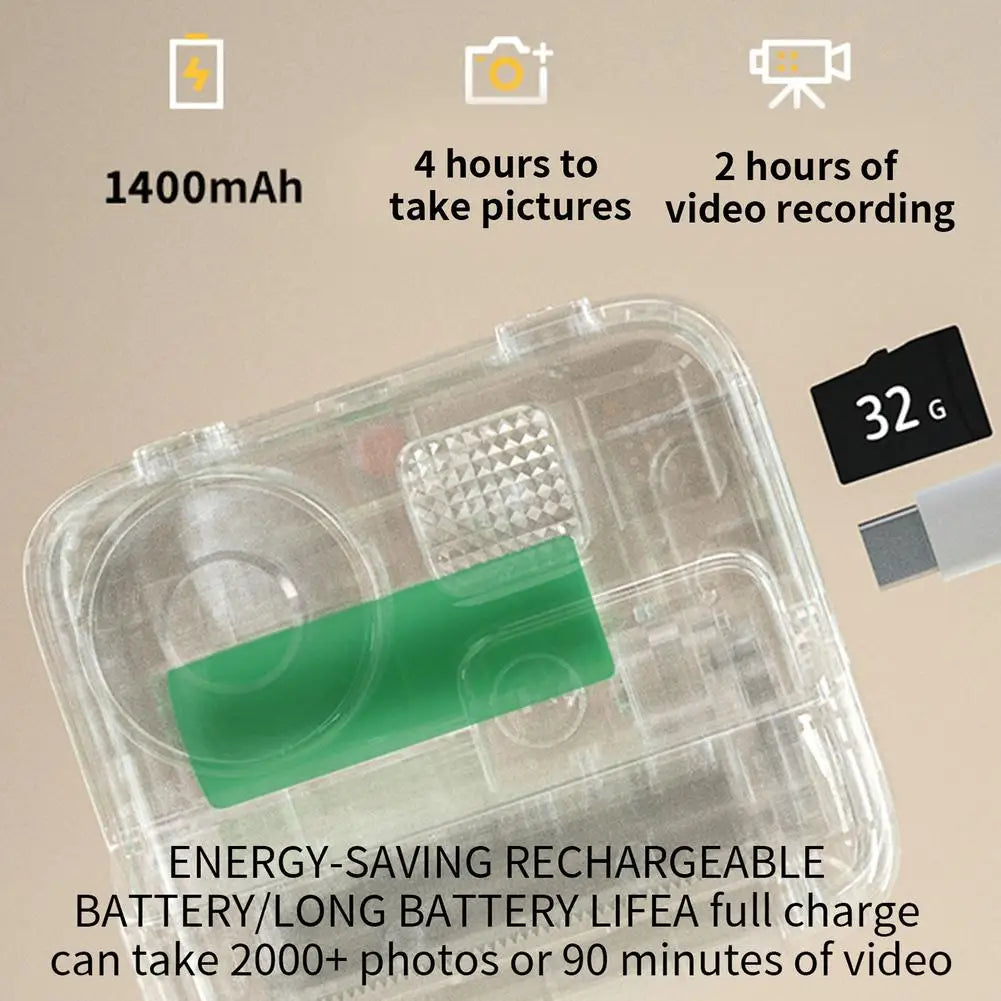 Digital camera HD1080p Polaroid photo printing high-definition DSLR dual mirror real-time high-definition printing for children'