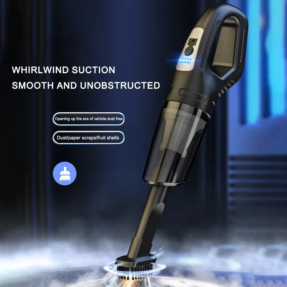 120W Vacuum Cleaner Portable Car Vacuum Cleaner USB Charging Handheld Cordless Powerful Suction for Auto/Home/Office/Pet Hair