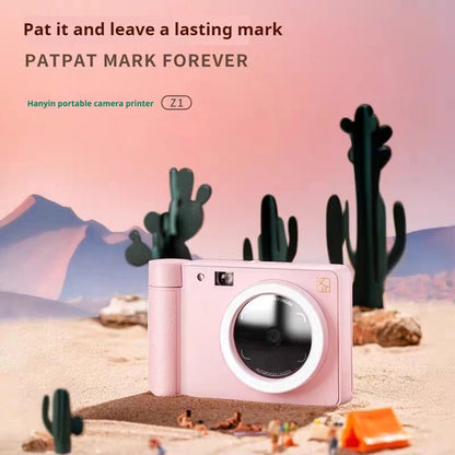 Z1  Polaroid cameras can use specialized photo paper and ribbon for color printing, with integrated sublimation function 48MP