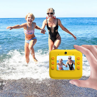 Digital camera HD1080p Polaroid photo printing high-definition DSLR dual mirror real-time high-definition printing for children'