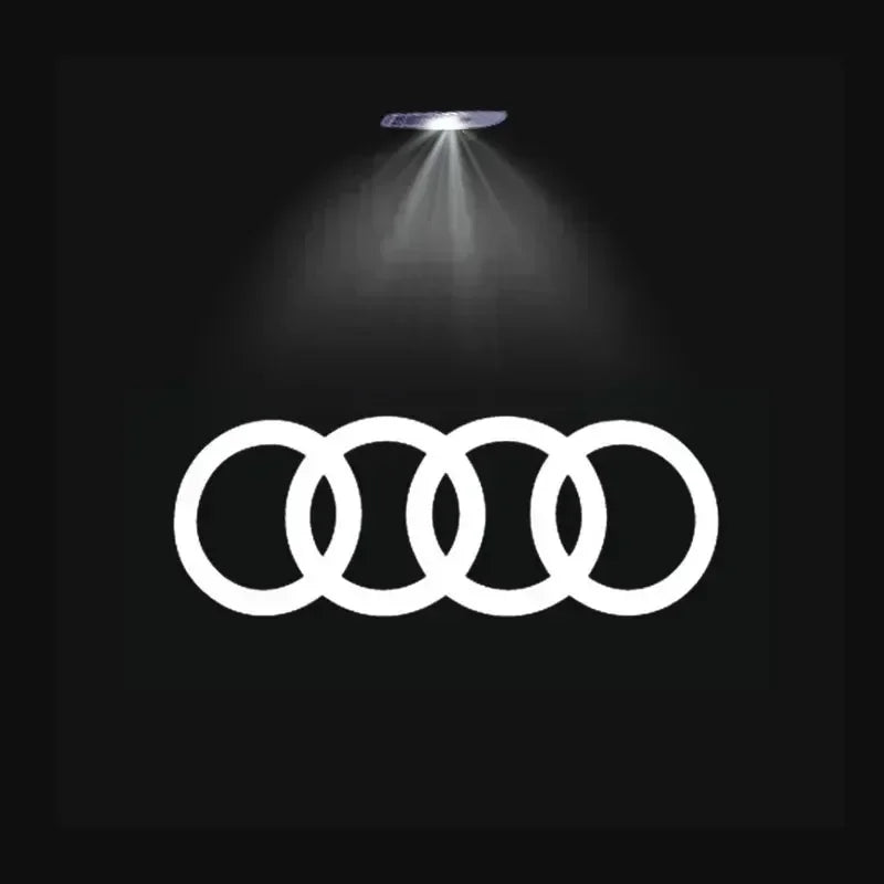 2/4Pcs Car Door Logo Light Led HD Projector Lamp For Audi A3 A4 B8 8P A6 C7 A5 Q5 B7 B6 B9 SLINE QUTTRO RS Q3 Q7 S3 S4 S5 S6 S8