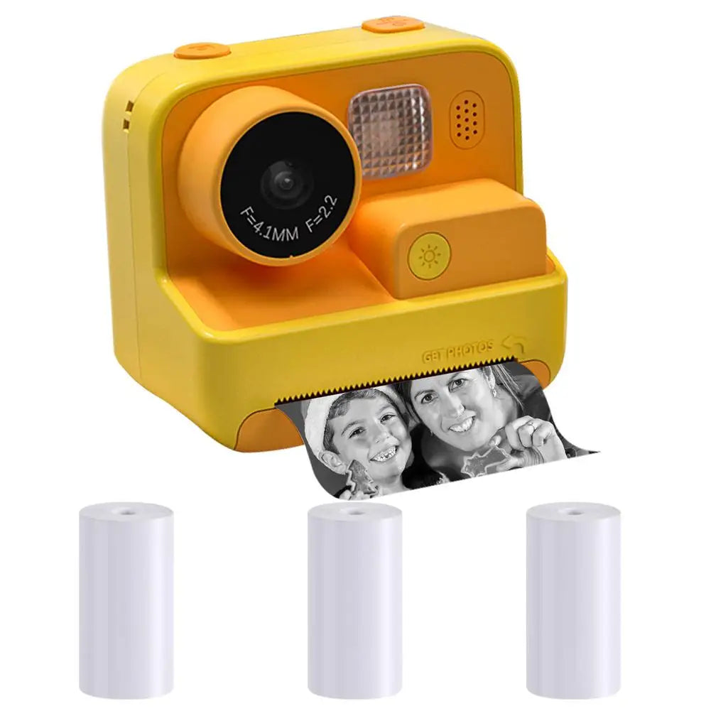 Digital camera HD1080p Polaroid photo printing high-definition DSLR dual mirror real-time high-definition printing for children'