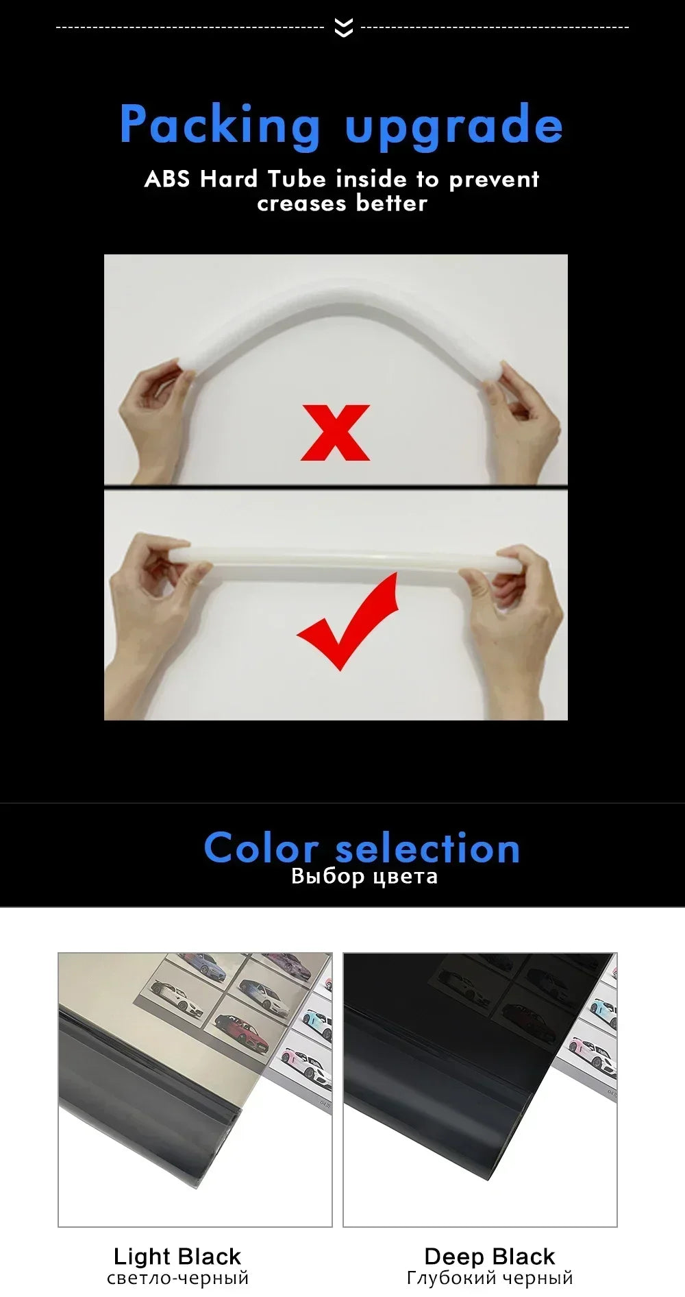 Car Headlight Tint Vinyl Warp Smoke Black Taillight Waterproof Car Stickers Headlight Taillight Fog Light Tailing Lamp Stickers