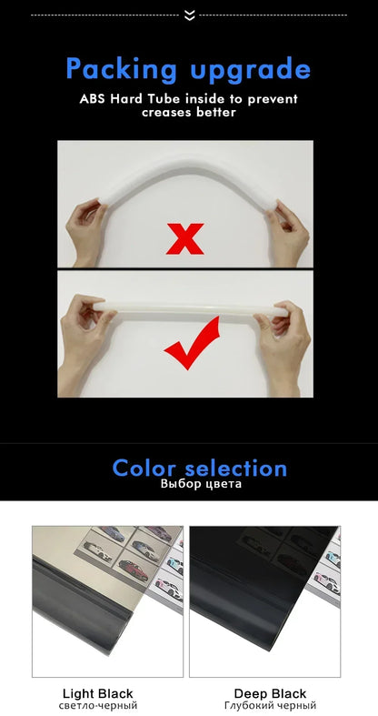 Car Headlight Tint Vinyl Warp Smoke Black Taillight Waterproof Car Stickers Headlight Taillight Fog Light Tailing Lamp Stickers