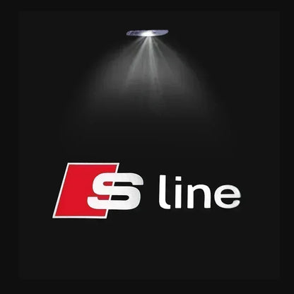 2/4Pcs Car Door Logo Light Led HD Projector Lamp For Audi A3 A4 B8 8P A6 C7 A5 Q5 B7 B6 B9 SLINE QUTTRO RS Q3 Q7 S3 S4 S5 S6 S8