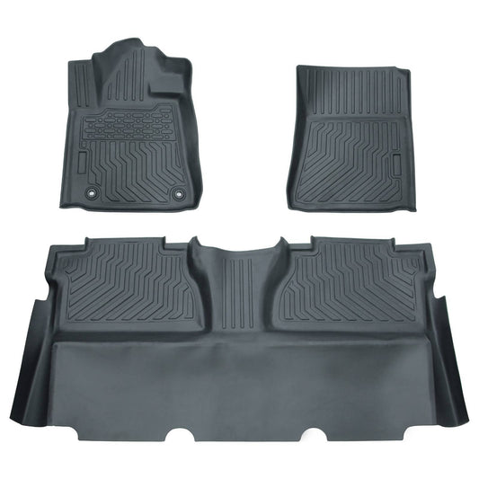 All Weather Car Floor Mats For 2014-2021 Tundra Double Cab Crew Max Cab