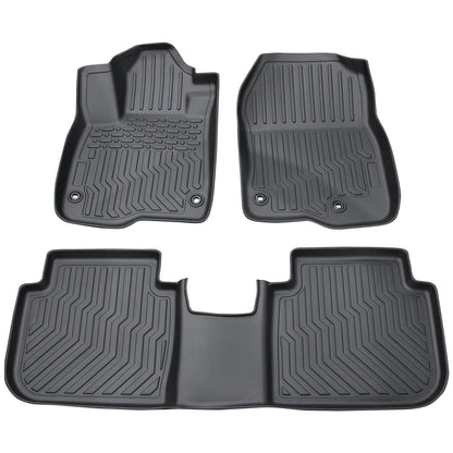 Car Floor Mats For 23-24 CRV Hybrid Black All-Weather TPE Rubber Car Mats