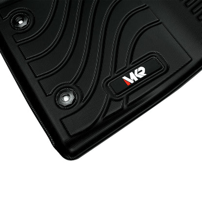 All-Weather TPE Front And Rear Row Floor Liners Floor Mats Fit For Toyota Tundra CrewMax Cab 2022-2025, Custom Fit Tundra Car Mats