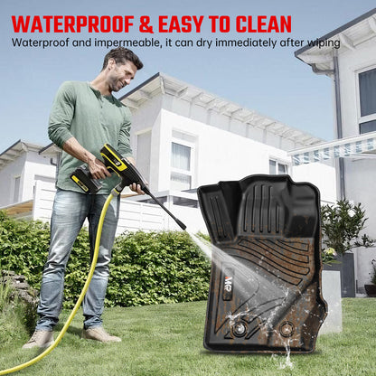 Car Floor Mats For 2021-2023 Ford Bronco 4 Doors 3D TPE All-Weather Floor Mats, Full Set Interior Car Accessories- Not Fit 2 Doors Version